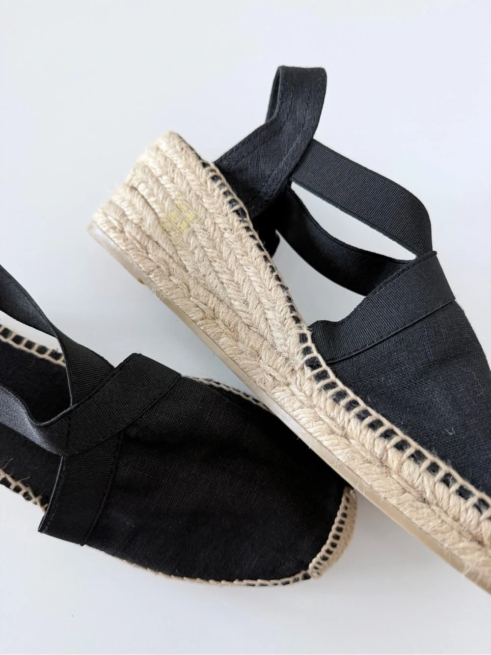 Toni Pons Black 'Ter' Espadrille Sandal Size 40 - New Without Tags